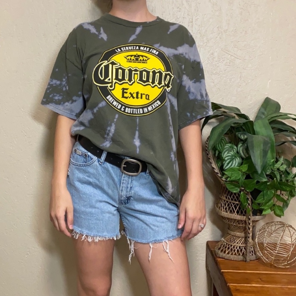 Corona Extra Bleach Tie Dye Graphic Tee